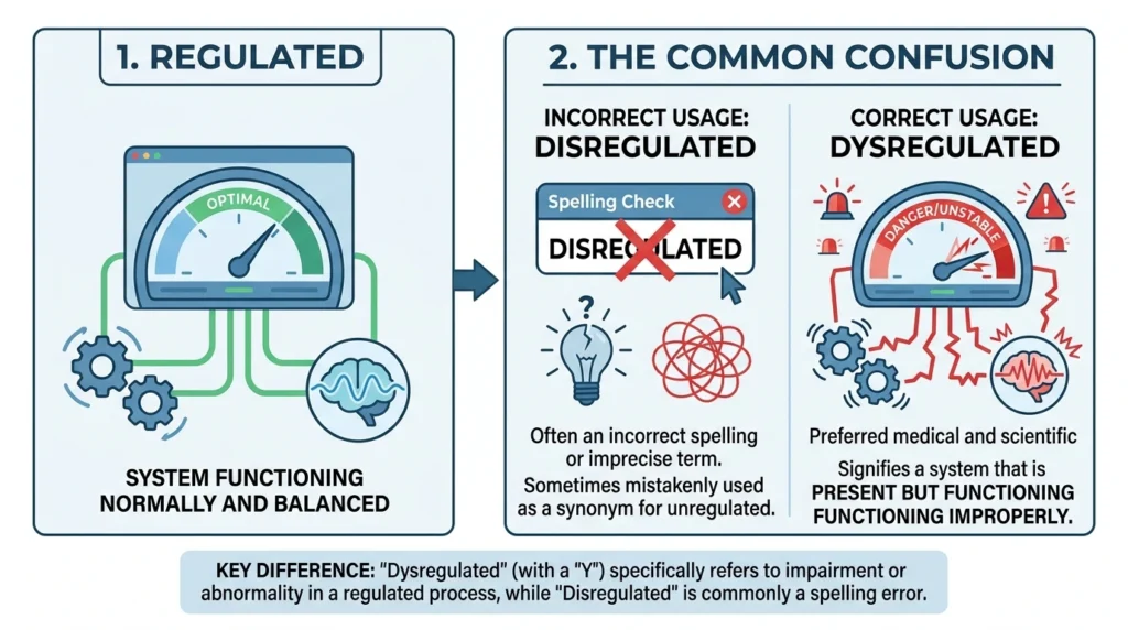 Dysregulated vs Disregulated: Which Word Is Correct?