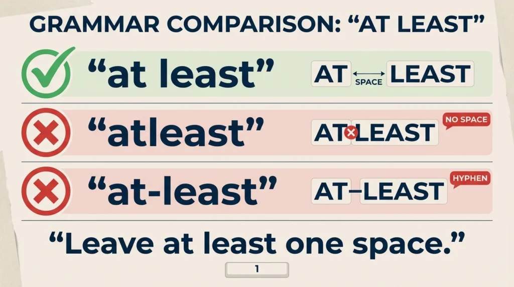 Where to Place “At Least” in a Sentence