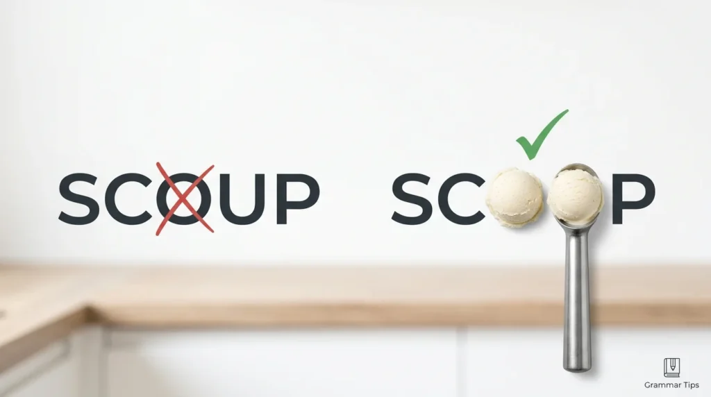 Scoup vs Scoop: Which Spelling Is Correct?
