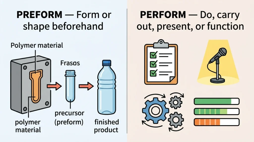 Performing vs Preforming