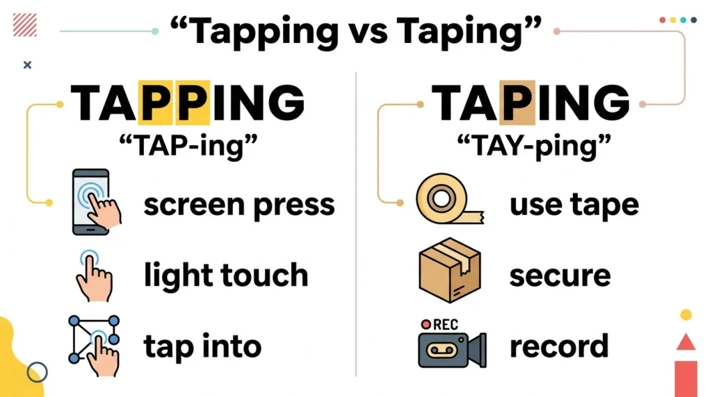 Tapping vs Taping