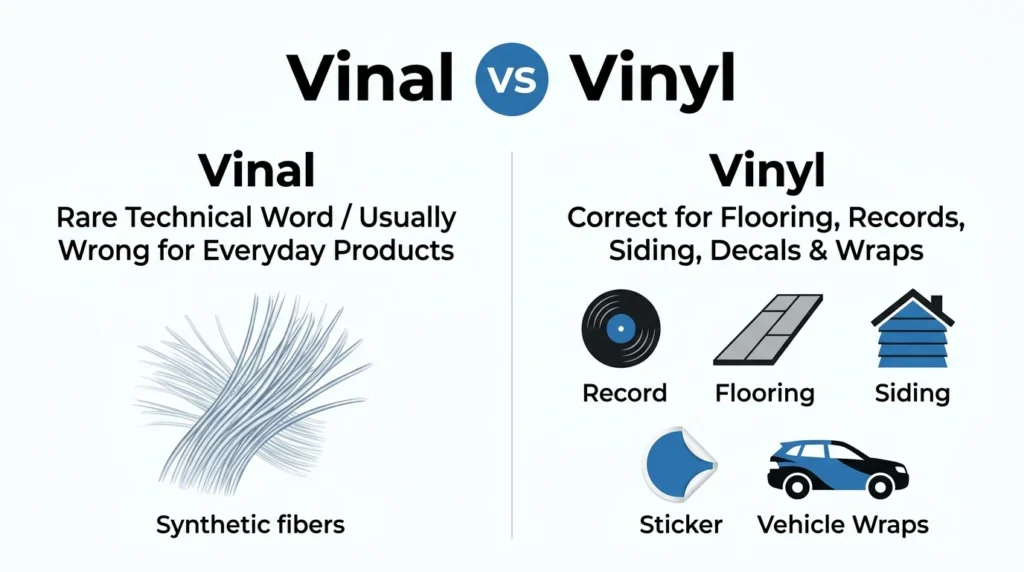 Vinal vs Vinyl in Real English