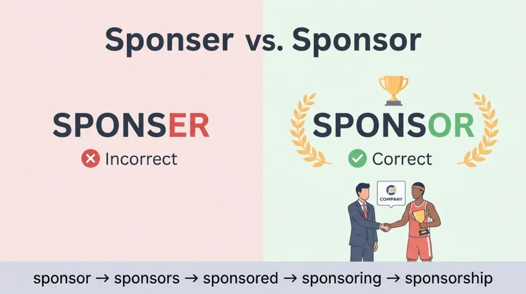 Sponser vs Sponsor