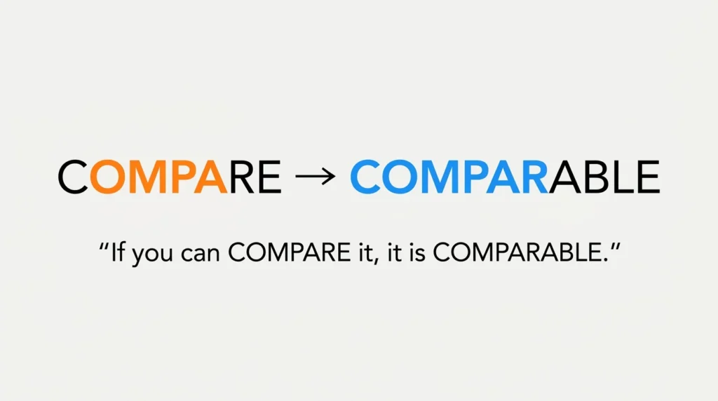 Compare vs Comparable