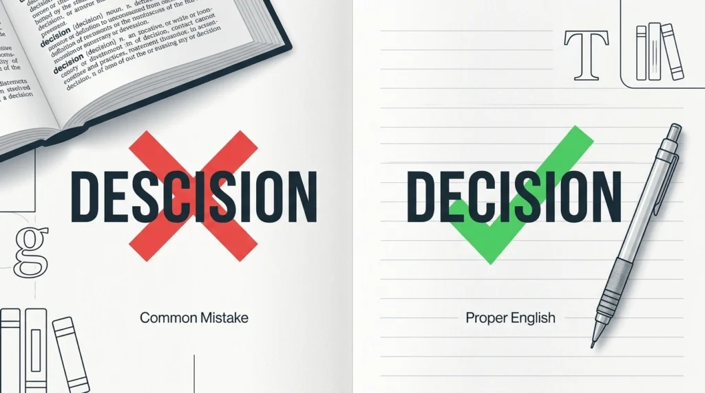 Descision vs Decision: Which Spelling Is Correct?