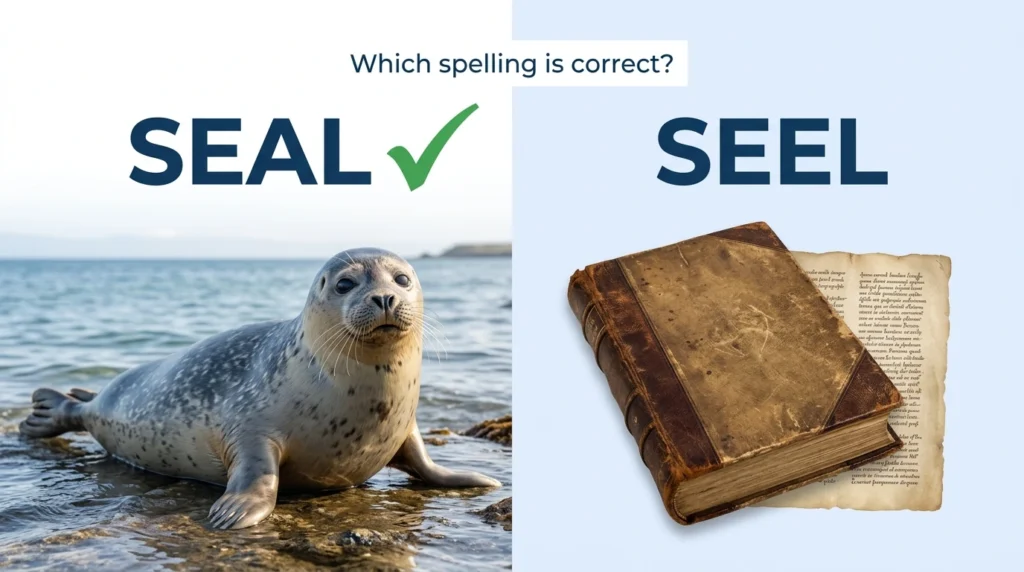 Seal vs Seel: Which Is Correct and What Is the Difference?