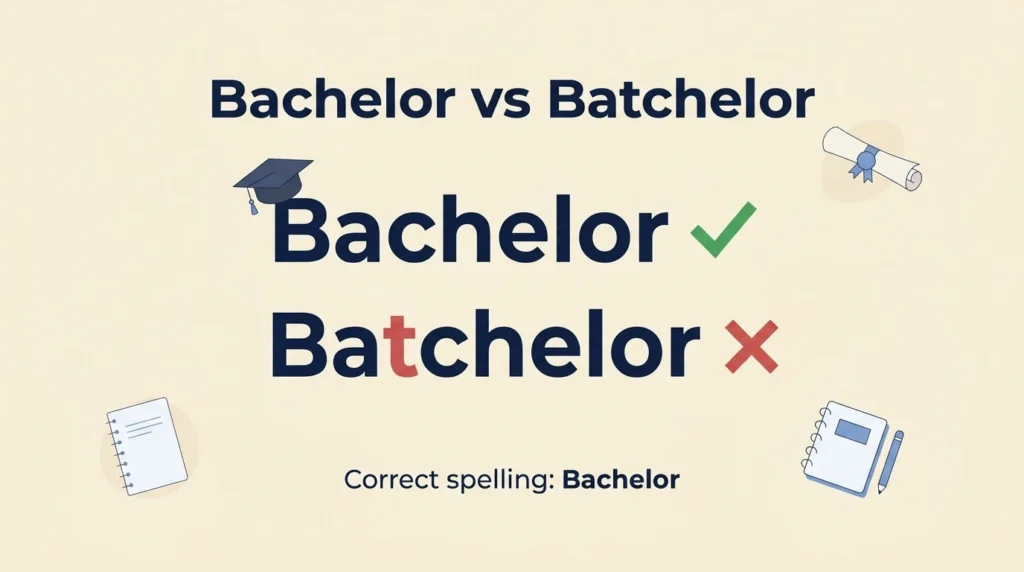Bachelor vs Batchelor: Which Spelling Is Correct?