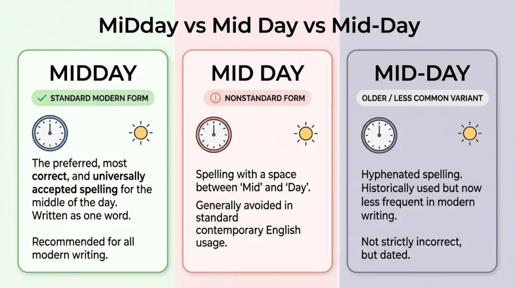 Midday vs. Midnight