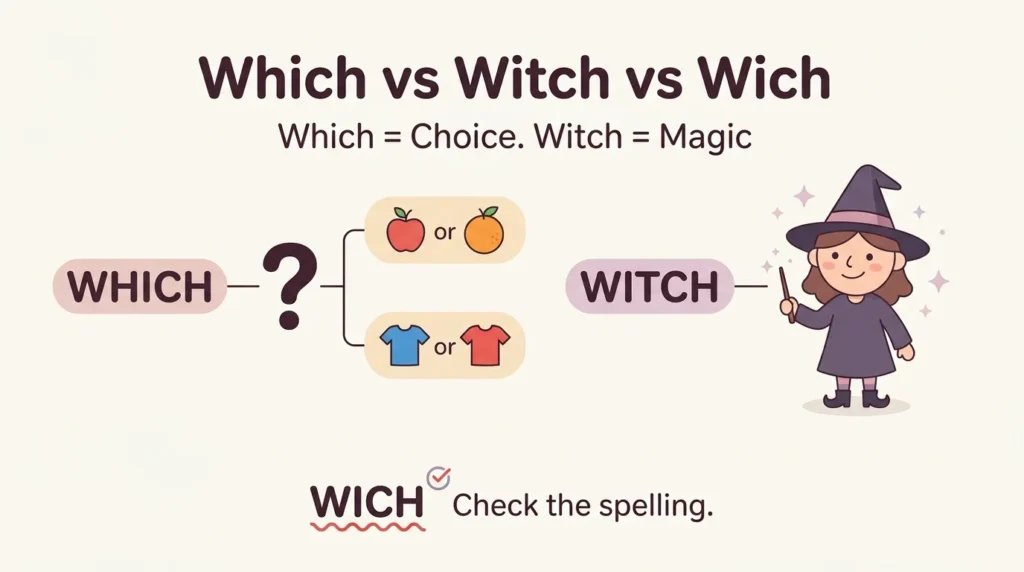 Which vs Witch in Real English