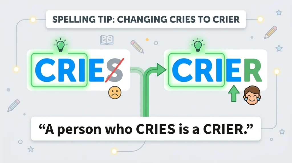 a person who cries is a crier
