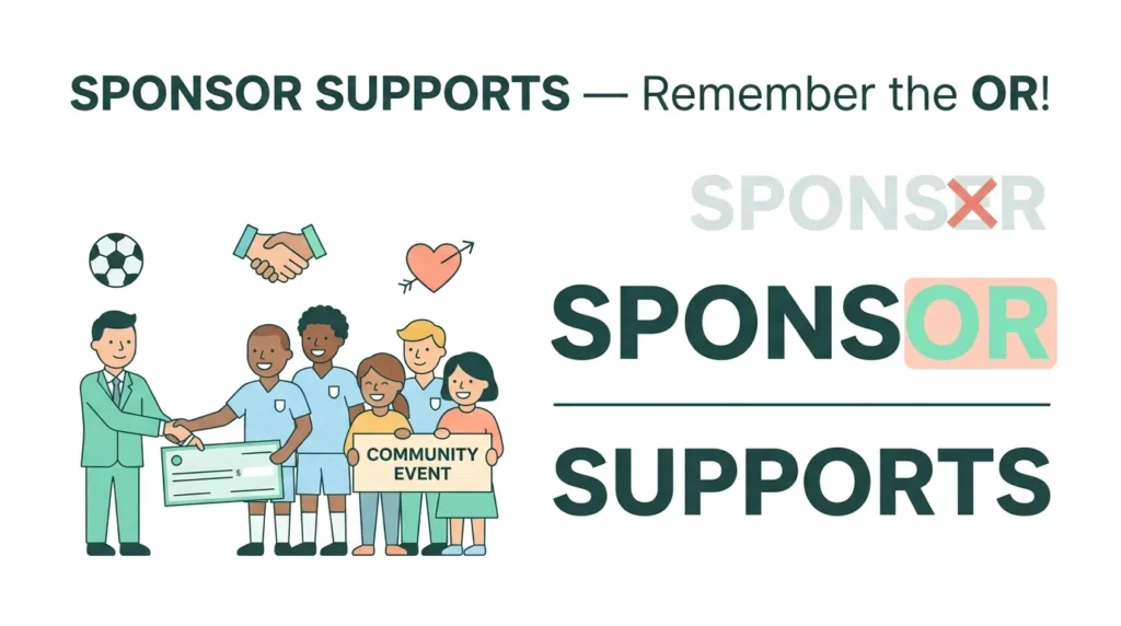 Sponser vs Sponsor: Which Spelling Is Correct?