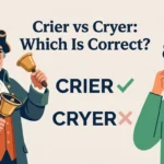 Crier vs Cryer: The Correct Usage Explained