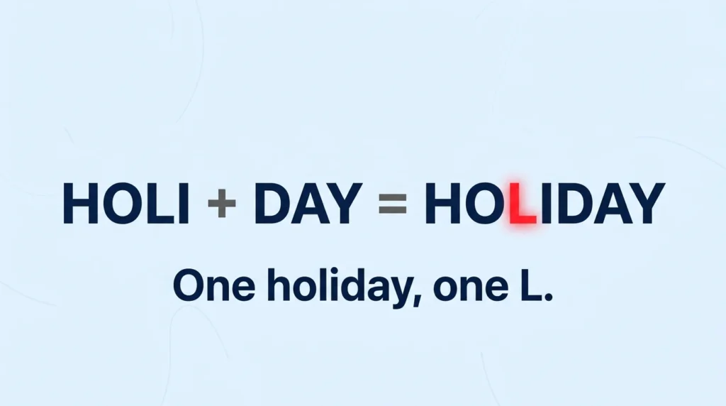 Holiday Vs Holliday