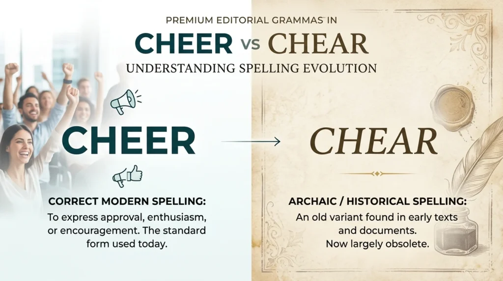 Cheer vs Chear: Which Spelling Is Correct?