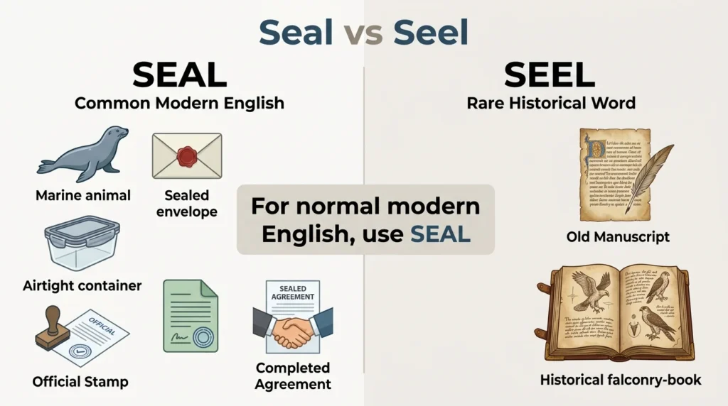 Why Seal vs Seel Matters