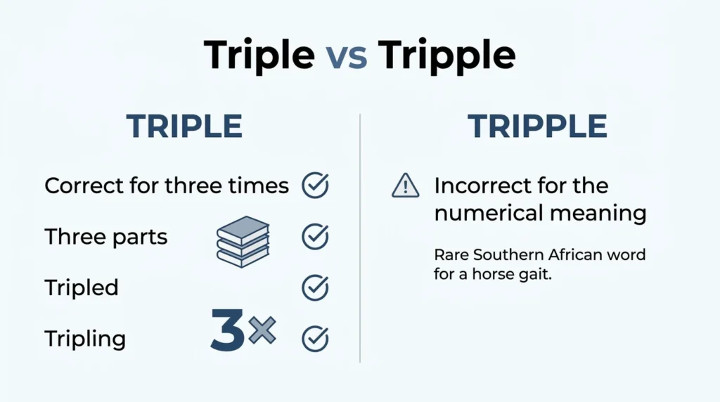 Triple vs Tripple