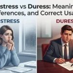 Distress vs Duress: Meaning, Differences, and Correct Usage