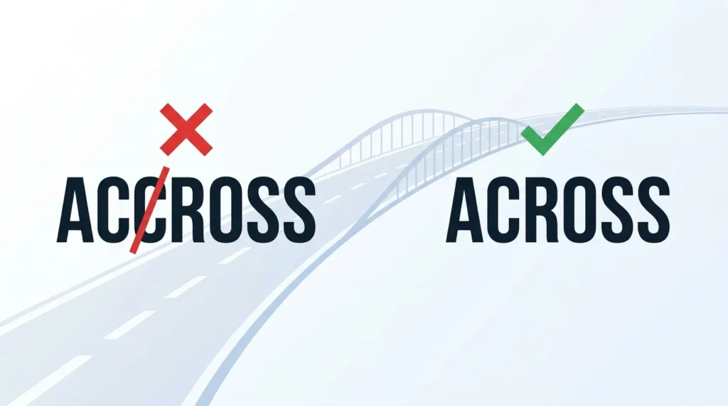 Accross vs Across: Which Spelling Is Correct?