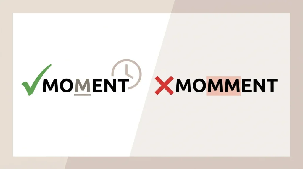 Moment vs Momment: Which Spelling Is Correct?