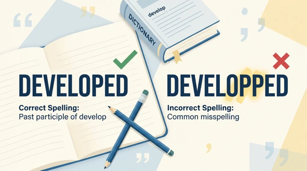 Developed vs Developped: Which Spelling Is Correct?