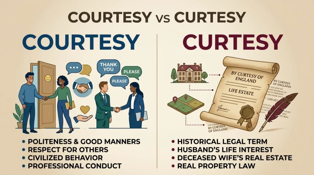 Courtesy vs Curtesy: What’s the Difference?