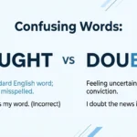 Dought vs Doubt: Which Is Correct?