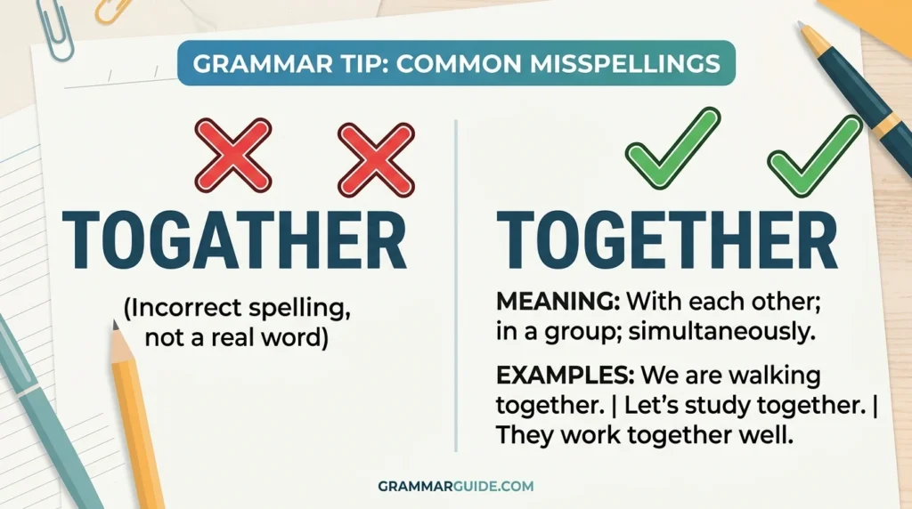 Togather vs Together: Which Spelling Is Correct?