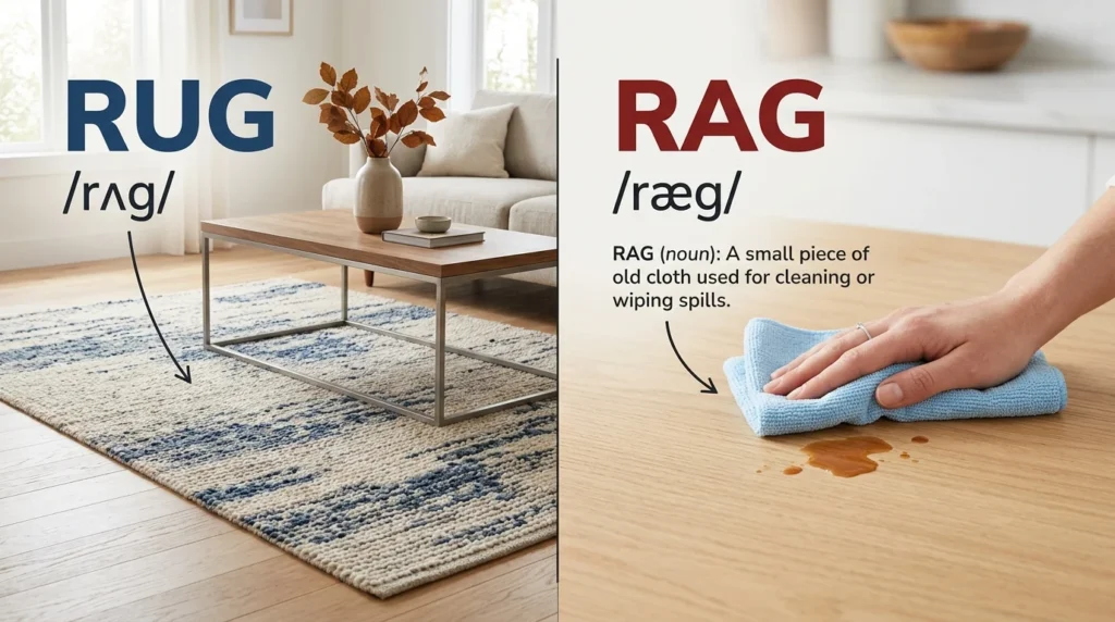 Rug vs Rag: What Is the Difference?