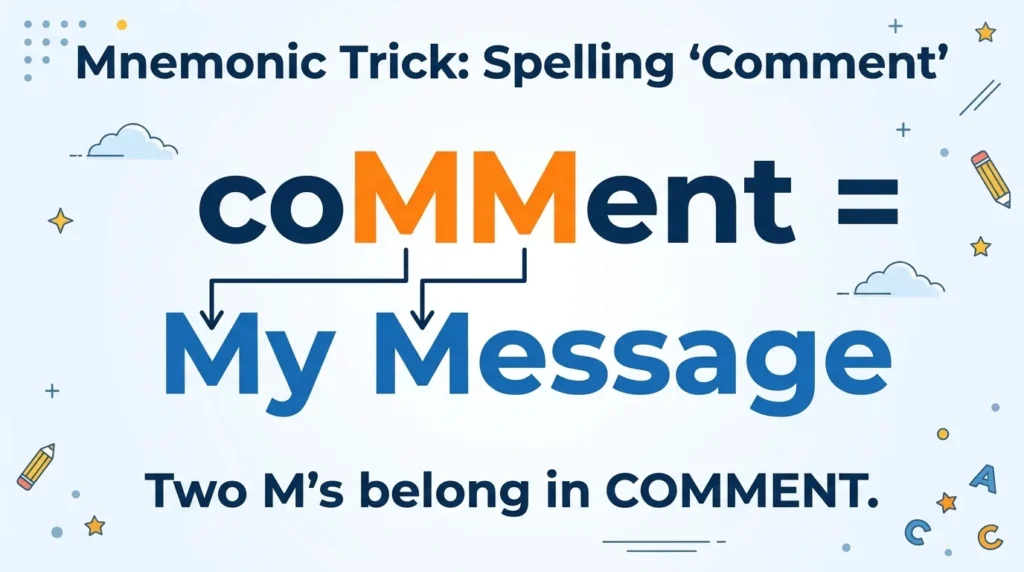 Comment vs Coment