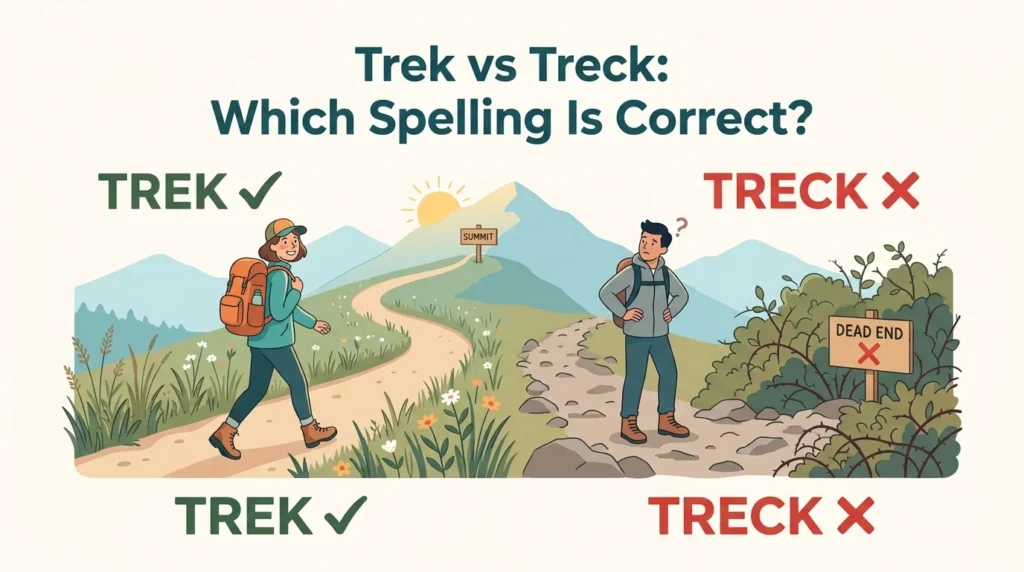 Trek vs Treck: Which Spelling Is Correct?