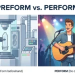 Preform vs Perform: Difference, Meaning, and Examples