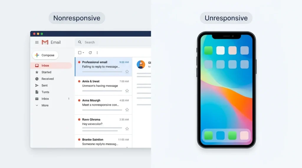 Nonresponsive vs Unresponsive: Both Are Correct; Context Decides