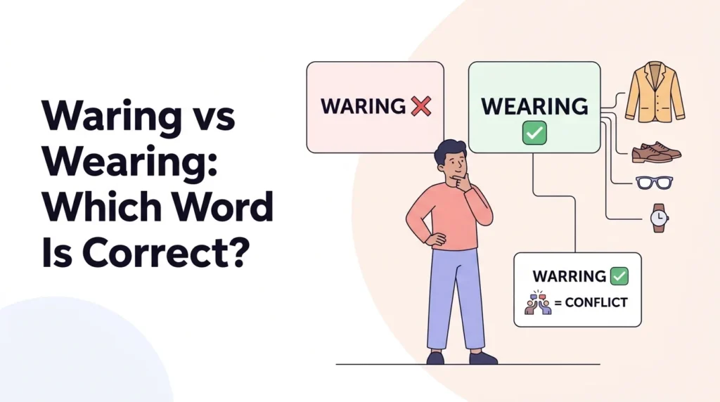 Waring vs Wearing: Which Word Is Correct?