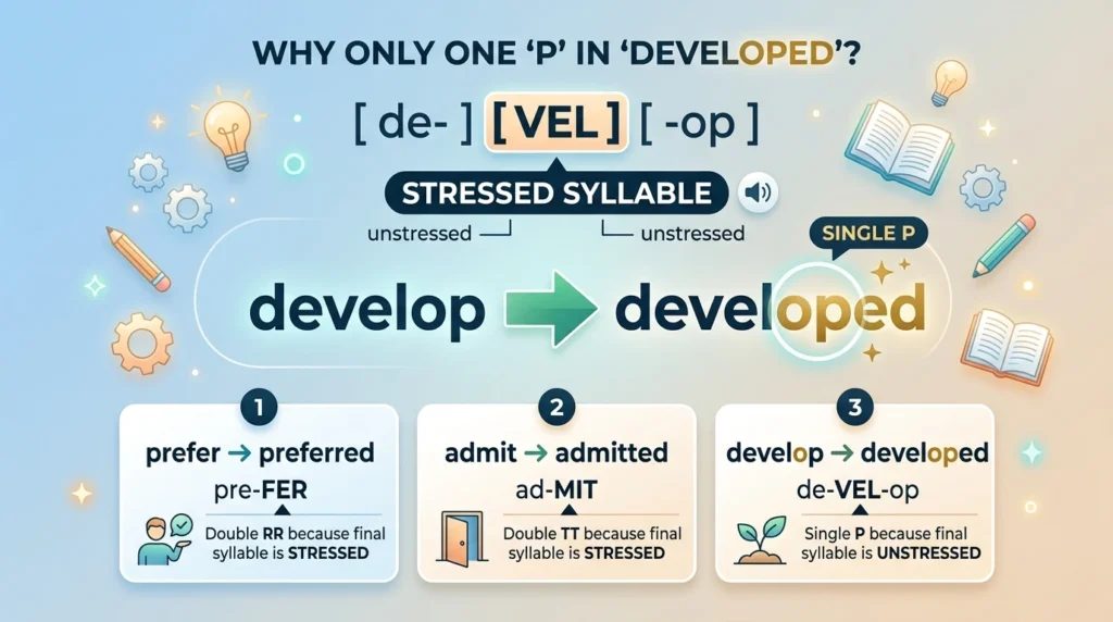 What Is Developed vs Developped?