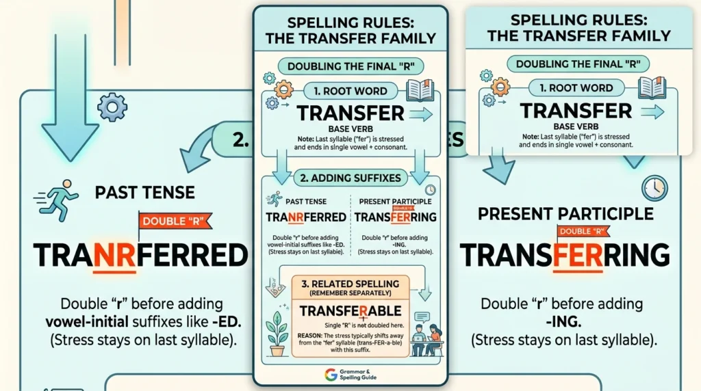 Transferred vs Transfered