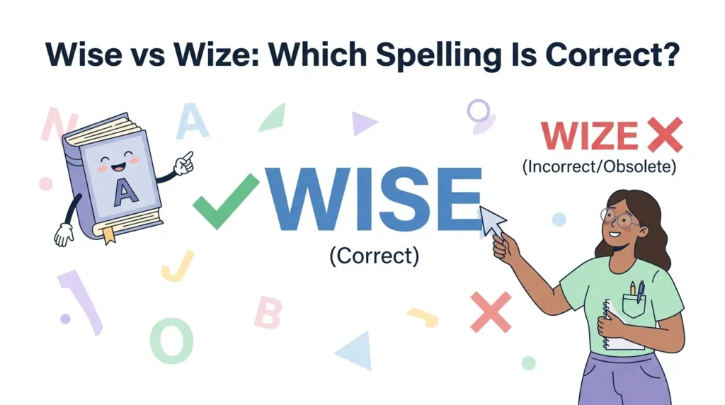 Wise vs Wize: Which Spelling Is Correct?