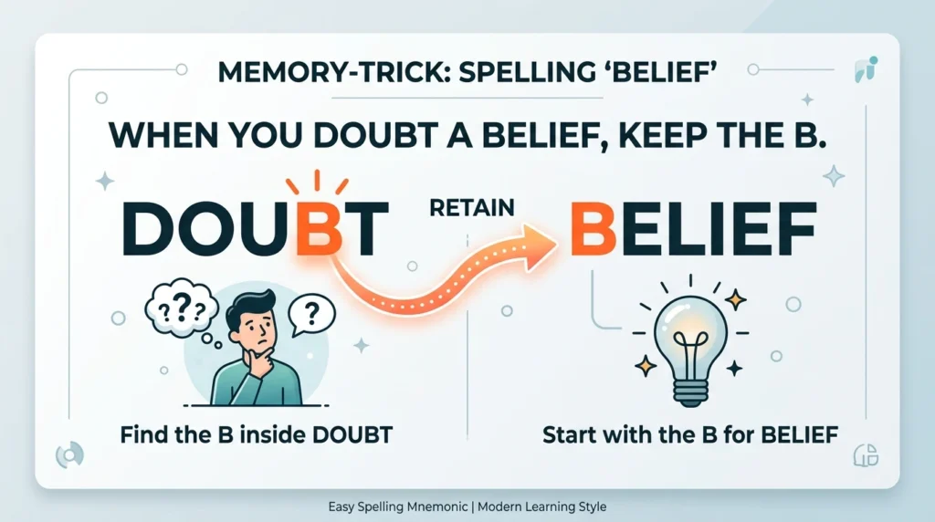 Memory Trick for Dought vs Doubt