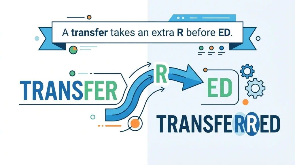 Transferred vs. Transfered