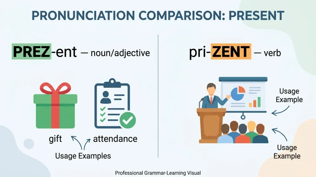How Do You Pronounce Present?