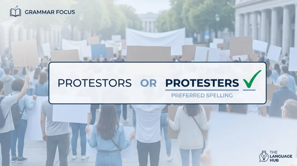Protestors or Protesters