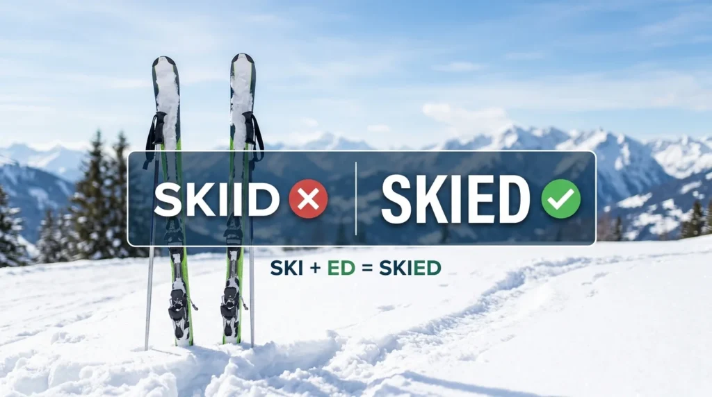 Skiid vs Skied: Which Spelling Is Correct?