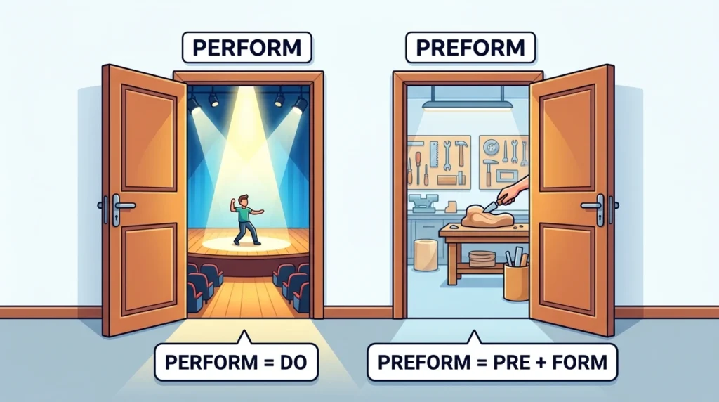 Performing vs Preforming