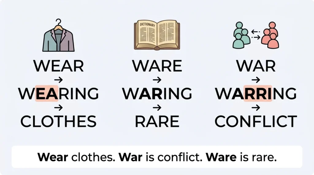 Waring vs Wearing: Which Word Is Correct?