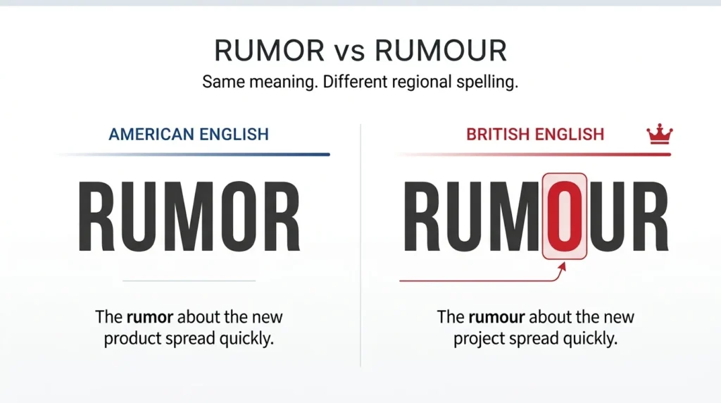 Rumor vs Rumour: Which Spelling Is Correct?