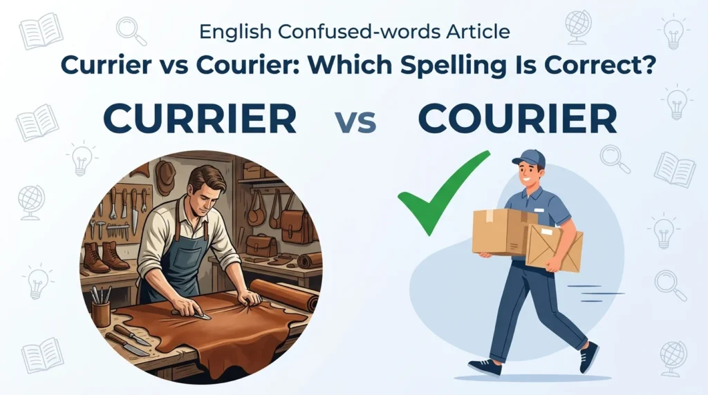 Currier vs Courier: Which Spelling Is Correct?