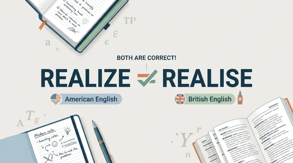 Realize vs Realise: Which Spelling Is Correct?
