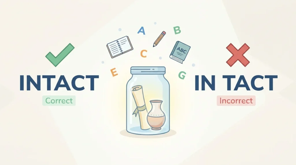 In Tact vs. Intact: Which Spelling Is Correct?