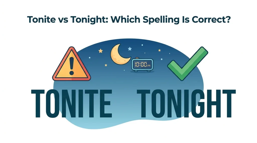 Tonite vs Tonight: Which Spelling Is Correct?