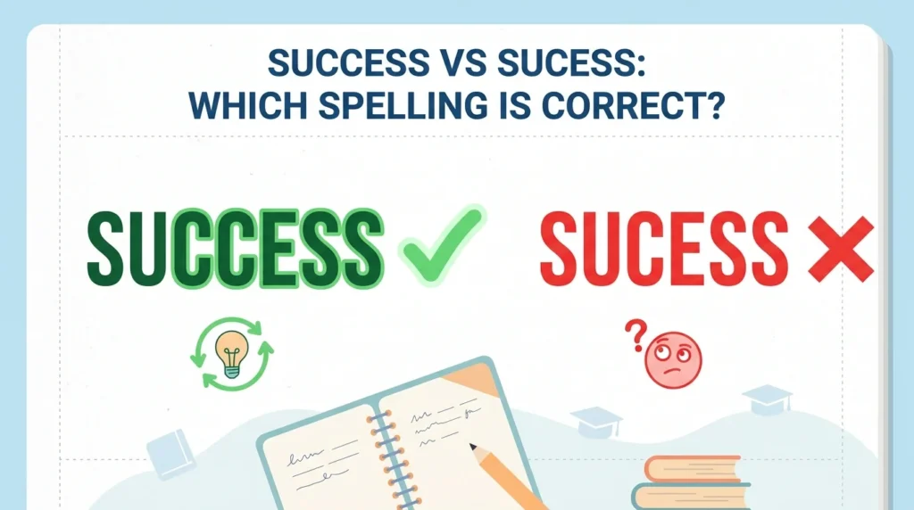 Success vs Sucess: Which Spelling Is Correct?