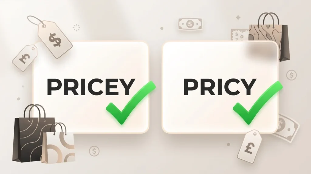 Pricy vs Pricey: Which Spelling Is Correct?